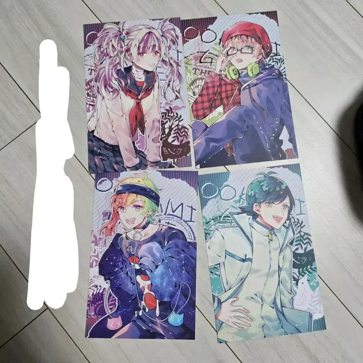 [BUNJANG] Wolf Game Studio Wasabi Sticker Acrylic Postcard Card / 일괄0.5) 늑대게임 스튜디오 와사비 스티커 아크릴 엽서 카드텍