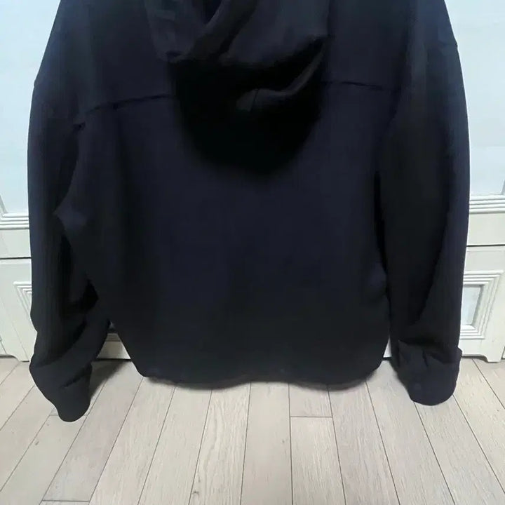 [BUNJANG] ZARA Suede Hooded Zip-Up Jacket L / 자라 스웨이드 후드집업L