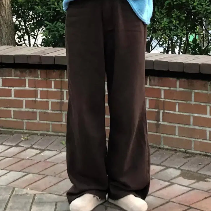 [BUNJANG] Brown Wide Leg Jeans (New) / 브라운 와이드진 (새제품)