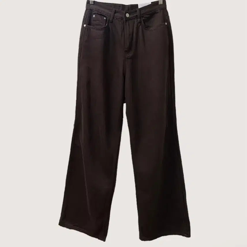 [BUNJANG] Brown Wide Leg Jeans (New) / 브라운 와이드진 (새제품)