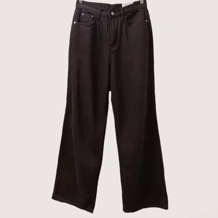 [BUNJANG] Brown Wide Leg Jeans (New) / 브라운 와이드진 (새제품)