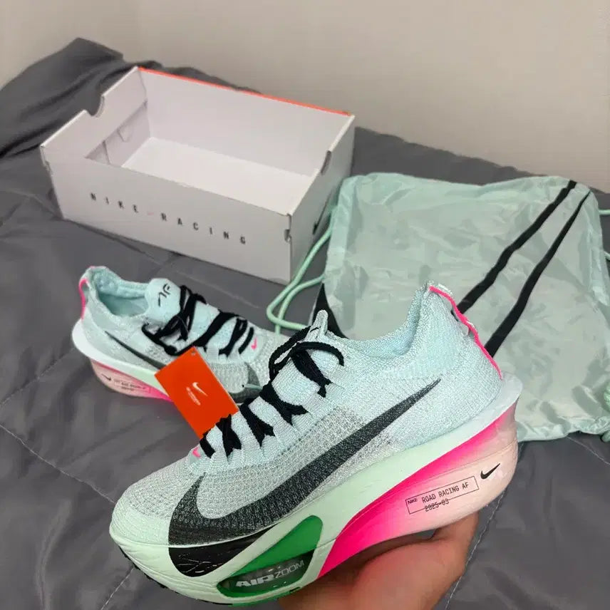 [BUNJANG] Nike Alphafly 3 Blue Mint Sneakers / 새상품 나이키 알파플라이 3 블루 민트 폼-245