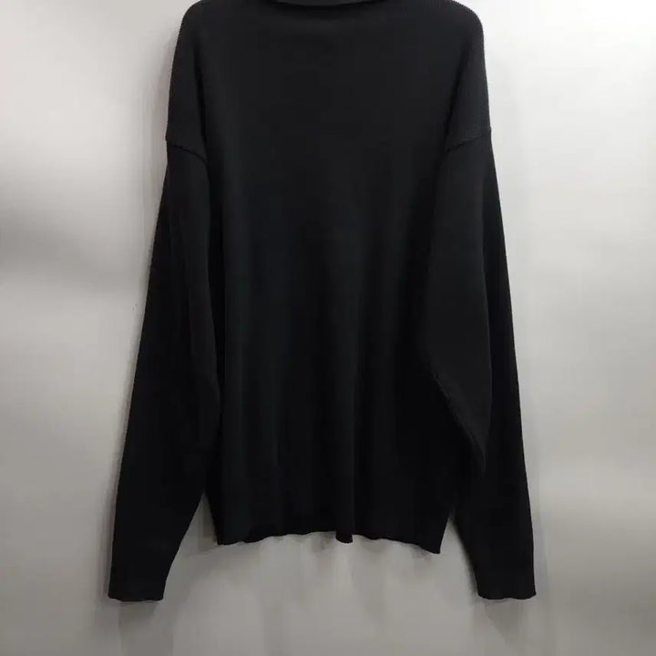 [BUNJANG] Youth Organic Cotton Collar Polo Knit (Black) / (M) 유스 오가닉 코튼 칼라 폴로 니트 블랙8.5