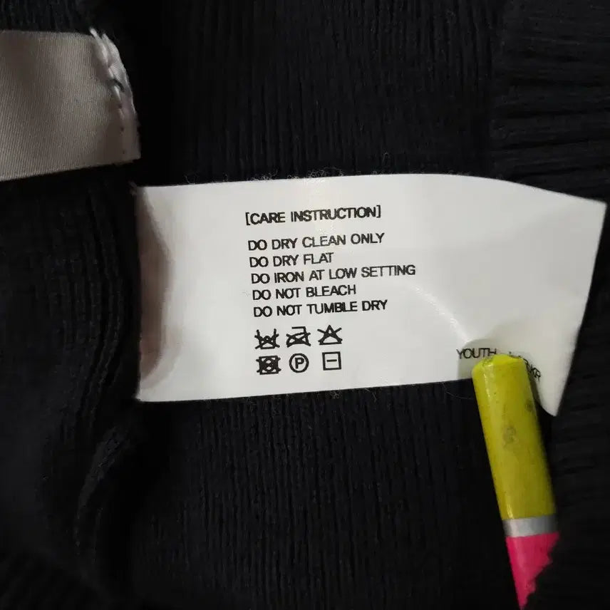 [BUNJANG] Youth Organic Cotton Collar Polo Knit (Black) / (M) 유스 오가닉 코튼 칼라 폴로 니트 블랙8.5