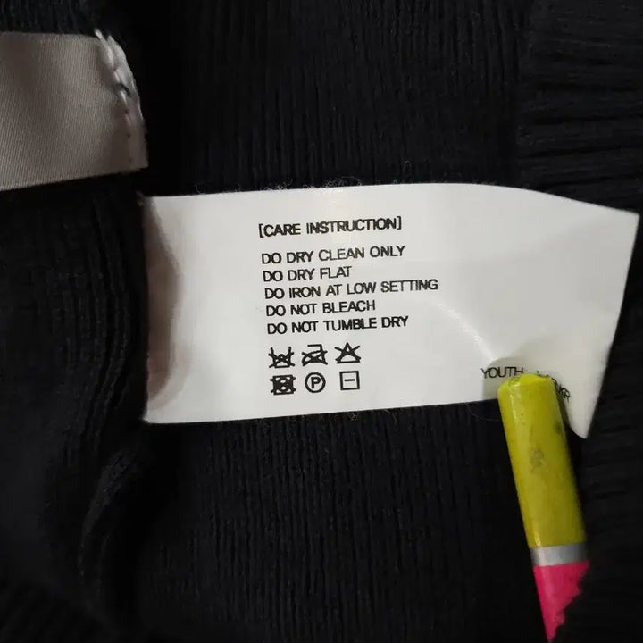 [BUNJANG] Youth Organic Cotton Collar Polo Knit (Black) / (M) 유스 오가닉 코튼 칼라 폴로 니트 블랙8.5