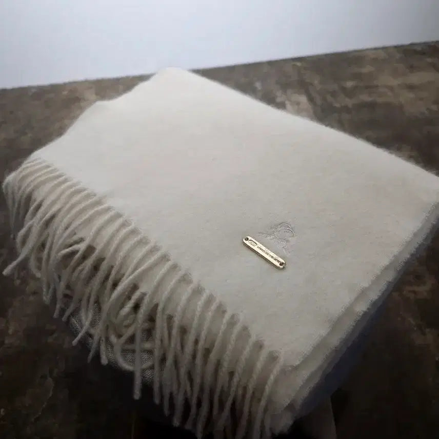 [BUNJANG] GOBI Organic Cashmere Scarf Cream / GOBI 고비 오가닉 캐시미어 머플러 크림색상