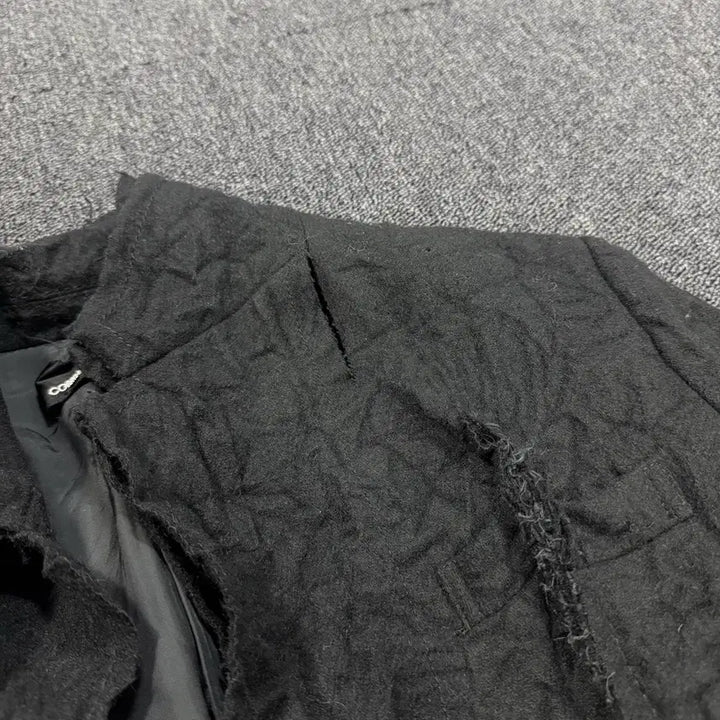 [BUNJANG] Tricot Comme des Garcons Layered Wrinkle Jacket / 트리콧 꼼데가르송 레이어드 링클 자켓