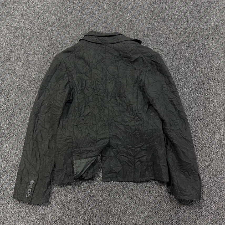 [BUNJANG] Tricot Comme des Garcons Layered Wrinkle Jacket / 트리콧 꼼데가르송 레이어드 링클 자켓