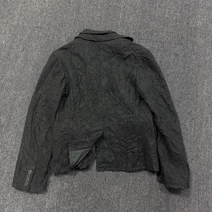 [BUNJANG] Tricot Comme des Garcons Layered Wrinkle Jacket / 트리콧 꼼데가르송 레이어드 링클 자켓