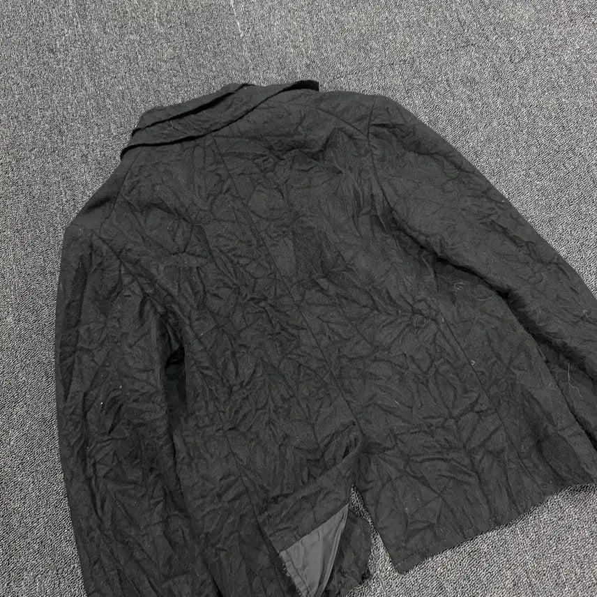 [BUNJANG] Tricot Comme des Garcons Layered Wrinkle Jacket / 트리콧 꼼데가르송 레이어드 링클 자켓