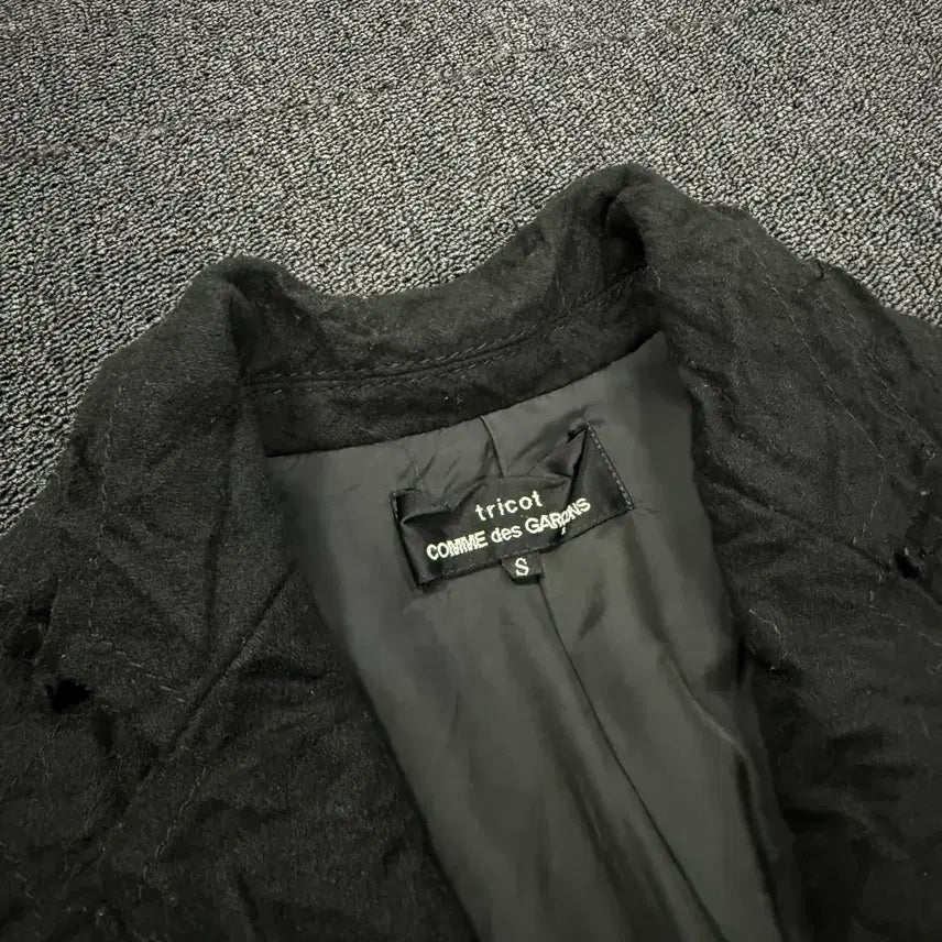 [BUNJANG] Tricot Comme des Garcons Layered Wrinkle Jacket / 트리콧 꼼데가르송 레이어드 링클 자켓