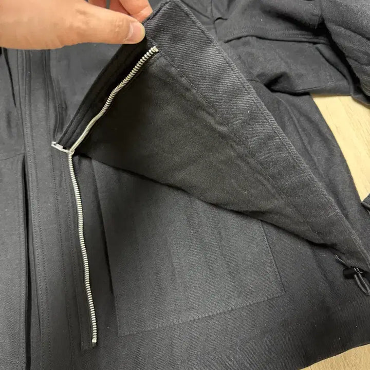 [BUNJANG] Junji 24FW Wool Cotton Collar Jacket 48 / [새상품] 준지 24FW 울 코튼 칼라 재킷 48