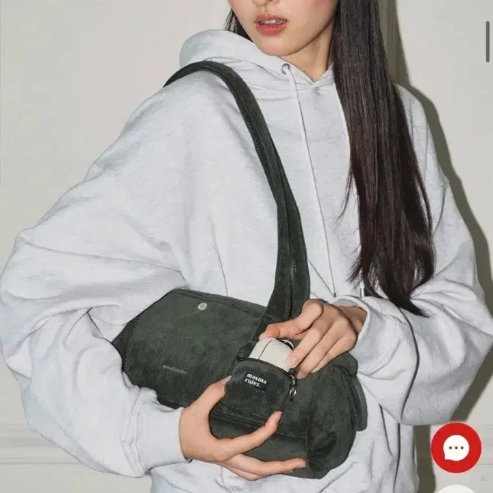 [BUNJANG] Masmarules Tubby Roll Bag Corduroy Moss Green / 마스마룰즈 튜비 롤 백 그린 새상품 (78000원)