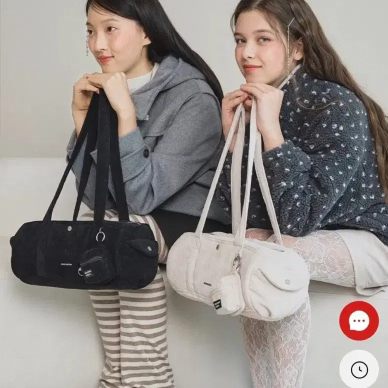 [BUNJANG] Masmarules Tubby Roll Bag Corduroy Moss Green / 마스마룰즈 튜비 롤 백 그린 새상품 (78000원)