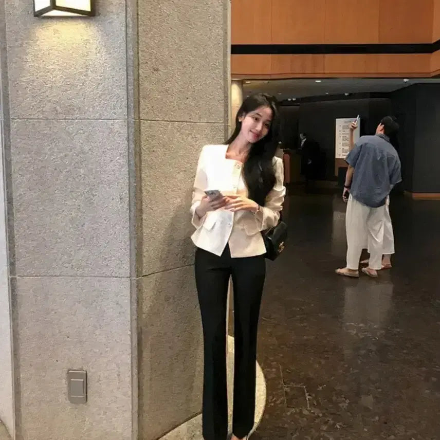 [BUNJANG] RENN Square Tweed Jacket / 렌느 스퀘어 트위드 자켓