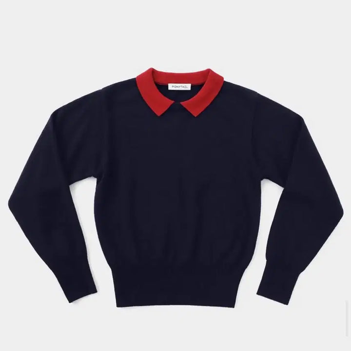 [BUNJANG] Ponytail Margaret Collar Sweater / Ponytail 포니테일 마가렛 카라 스웨터 니트