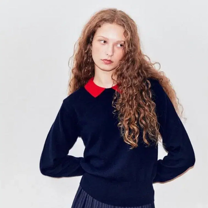 [BUNJANG] Ponytail Margaret Collar Sweater / Ponytail 포니테일 마가렛 카라 스웨터 니트