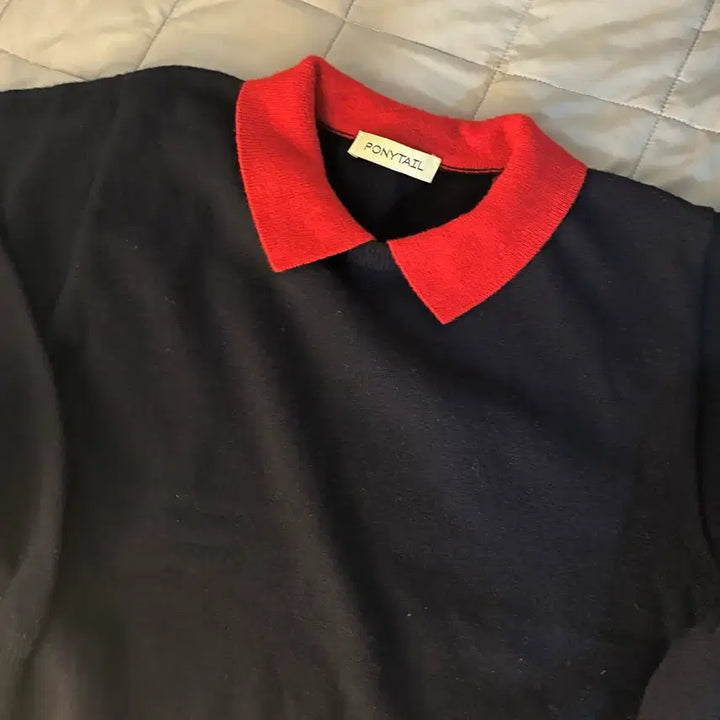 [BUNJANG] Ponytail Margaret Collar Sweater / Ponytail 포니테일 마가렛 카라 스웨터 니트