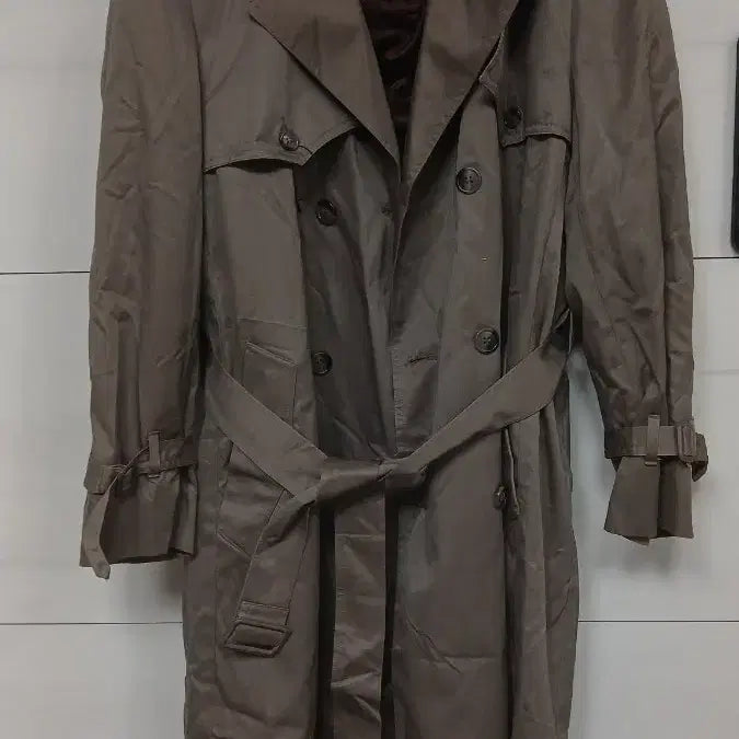 [BUNJANG] London Fog Brown Coat (Size 40reg) / 런던포그 바바리 코트 브라운 40reg 105정도 털내피있음 사용감적음