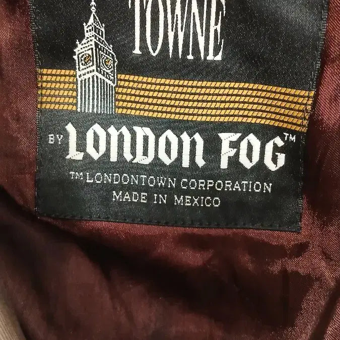 [BUNJANG] London Fog Brown Coat (Size 40reg) / 런던포그 바바리 코트 브라운 40reg 105정도 털내피있음 사용감적음