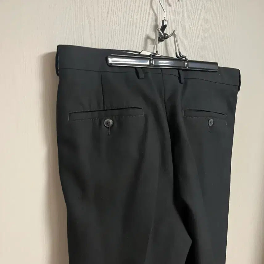 [BUNJANG] AMI Virgin Wool Carrot Fit Black Slacks / [40/32] 아미 버진울 캐롯핏 블랙 슬랙스 32