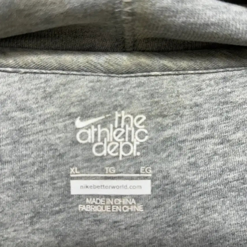 [BUNJANG] Nike Gray Hoodie Zip-up XL / 나이키 그레이 후드 집업 XL