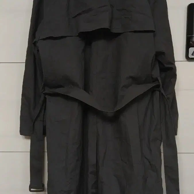 [BUNJANG] London Fog Trench Coat (Black) - Size 42 / 런던포그 블랙 트렌치코트 42사이즈105,110 등판0.5mm트임불합격