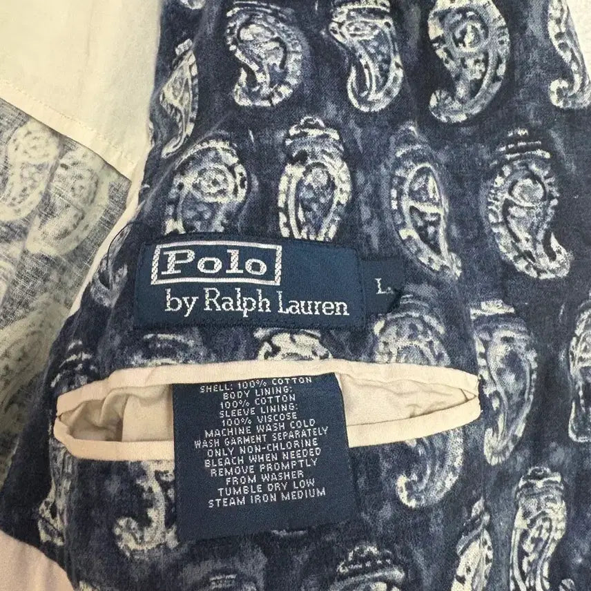 [BUNJANG] Polo Ralph Lauren Paisley Pattern Jacket / 폴로 랄프로렌 페이즐리 패턴 자켓(L)