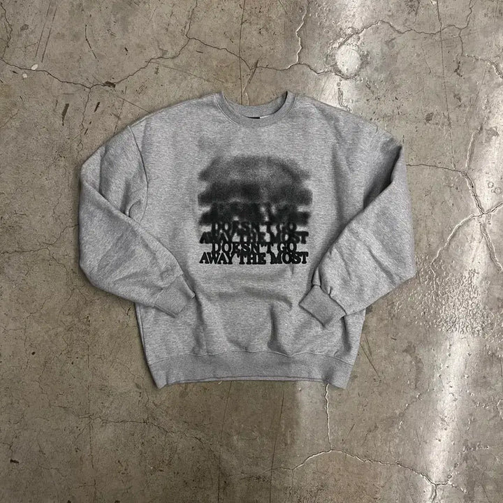 [BUNJANG] Like The Most Gray Sweatshirt XL / 라이크더모스트 그레이 스웨트셔츠 XL (기모)