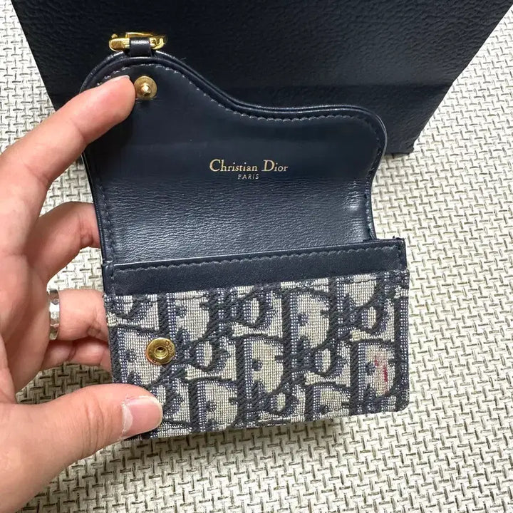 [BUNJANG] Dior Oblique Saddle Card Holder / [OS/당일배송] 디올 오블리크 새들 카드지갑