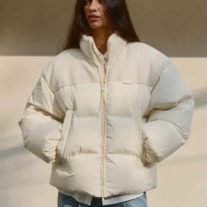 [BUNJANG] Bitter Celz Duck Down Padded Jacket (Ivory) / 비터셀즈 덕다운 패딩(아이보리)