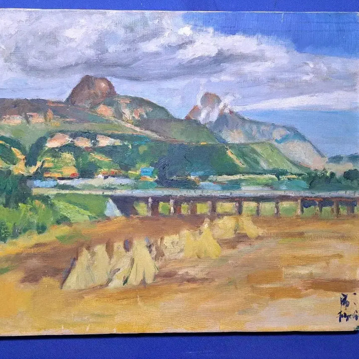 [BUNJANG] Landscape Oil Painting Framed Art / 풍경 유화 그림 액자