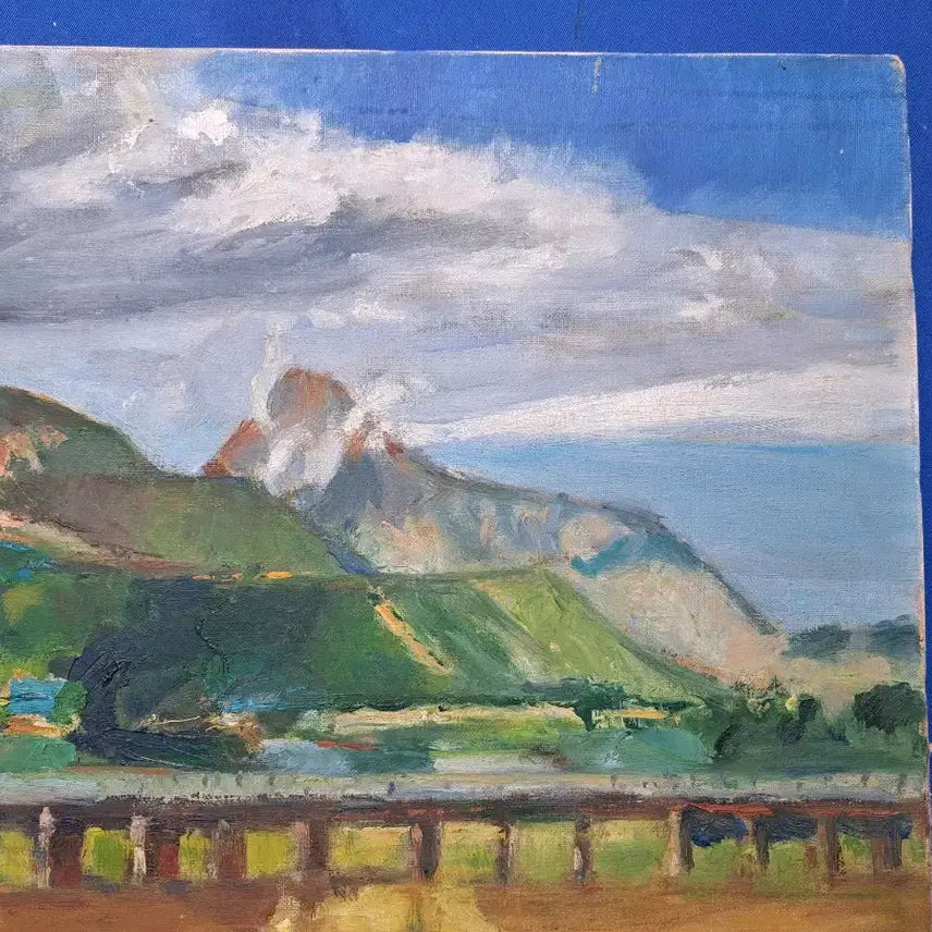 [BUNJANG] Landscape Oil Painting Framed Art / 풍경 유화 그림 액자