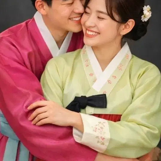 [BUNJANG] Premium Wedding Hanbok Set / 프리미엄 신랑신부 웨딩 한복 세트
