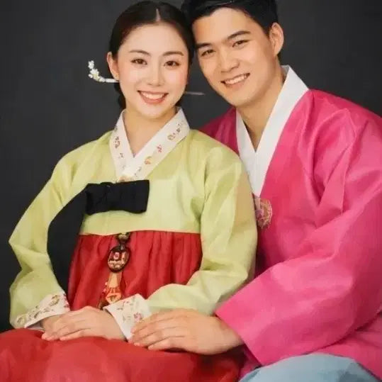 [BUNJANG] Premium Wedding Hanbok Set / 프리미엄 신랑신부 웨딩 한복 세트