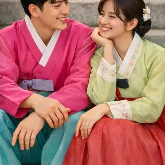 [BUNJANG] Premium Wedding Hanbok Set / 프리미엄 신랑신부 웨딩 한복 세트