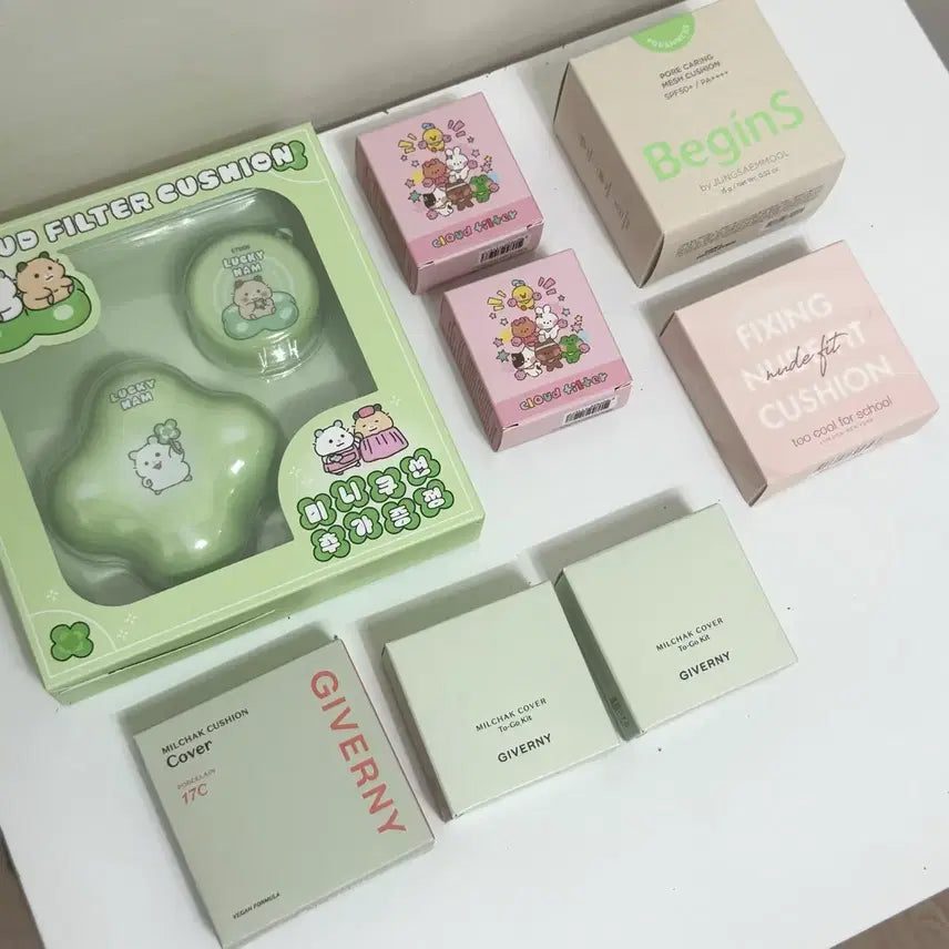[BUNJANG] Assorted Cushion & Powder Compact / ₩3,900~ 정샘물 지베르니 에뛰드 투쿨포스쿨 쿠션 팩트 미니쿠션