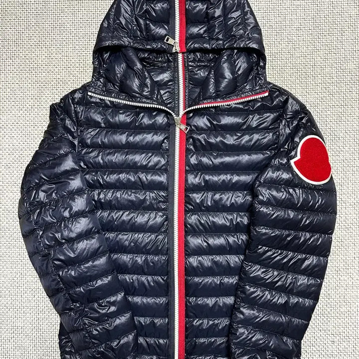 [BUNJANG] Moncler Big Logo Navy Lightweight Down Jacket / [1/새상품급] 한정판 몽클레어 빅로고 네이비 경량패딩