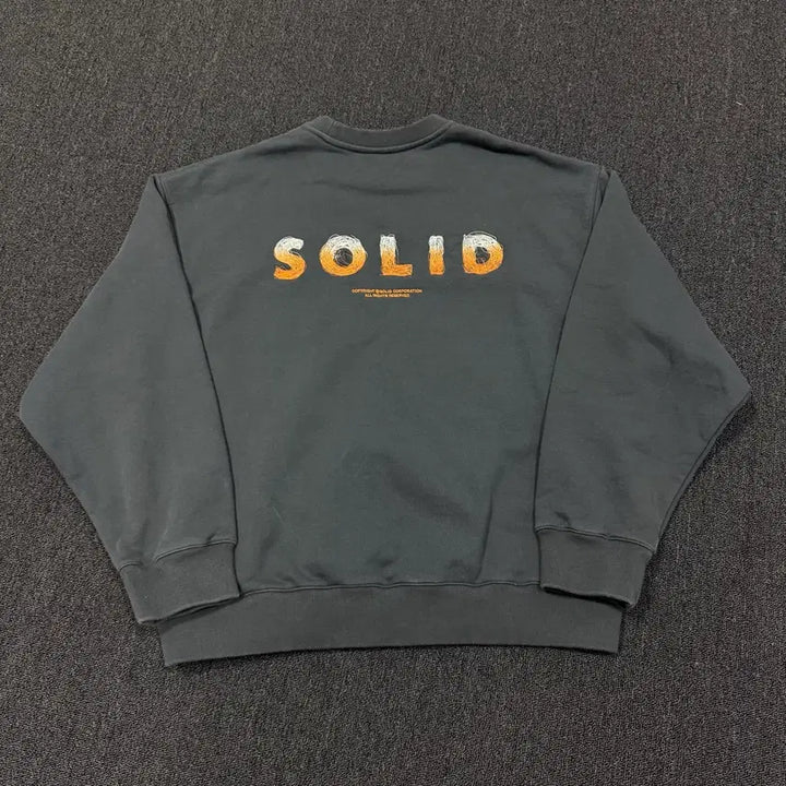 [BUNJANG] Solid Homme Gradient Embroidered Sweatshirt / 솔리드옴므 25FW 그라데이션 엠브로이더리 맨투맨