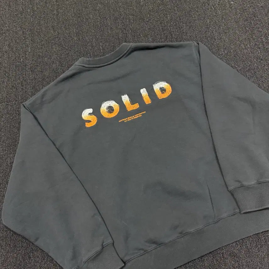 [BUNJANG] Solid Homme Gradient Embroidered Sweatshirt / 솔리드옴므 25FW 그라데이션 엠브로이더리 맨투맨