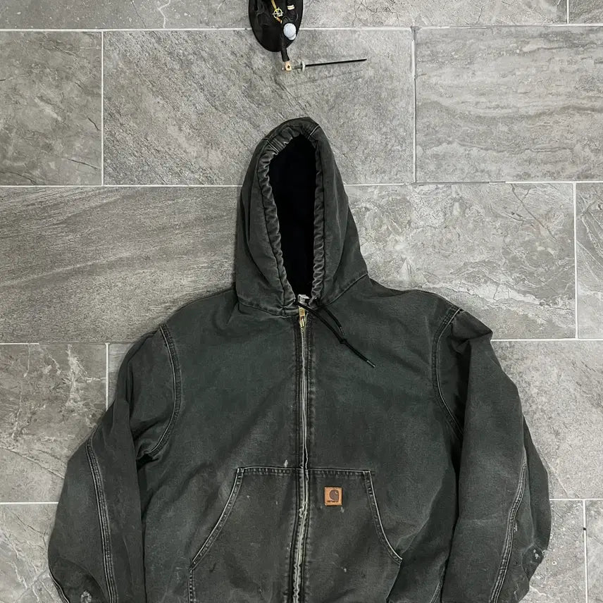 [BUNJANG] Carhartt J130 MOS Duck Active Jacket / (XL) 칼하트 후드 덕 액티브 자켓 J130 MOS 모스그린