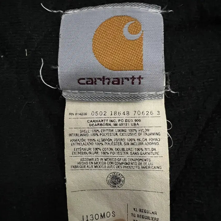 [BUNJANG] Carhartt J130 MOS Duck Active Jacket / (XL) 칼하트 후드 덕 액티브 자켓 J130 MOS 모스그린