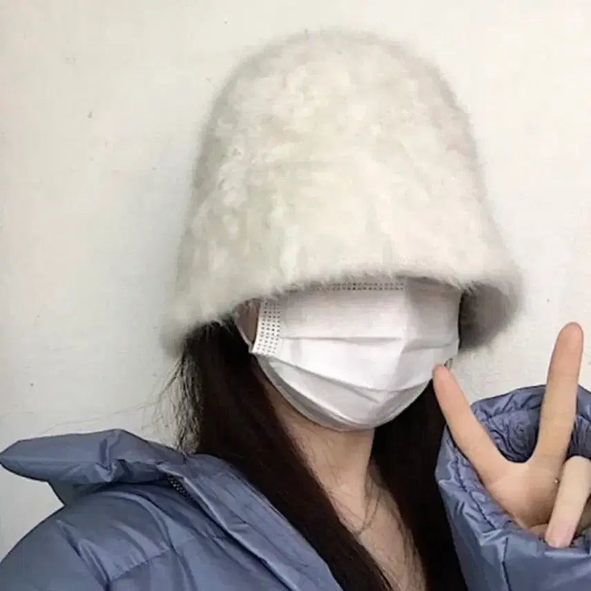 [BUNJANG] Angora Bucket Hat / 앙고라 벙거지