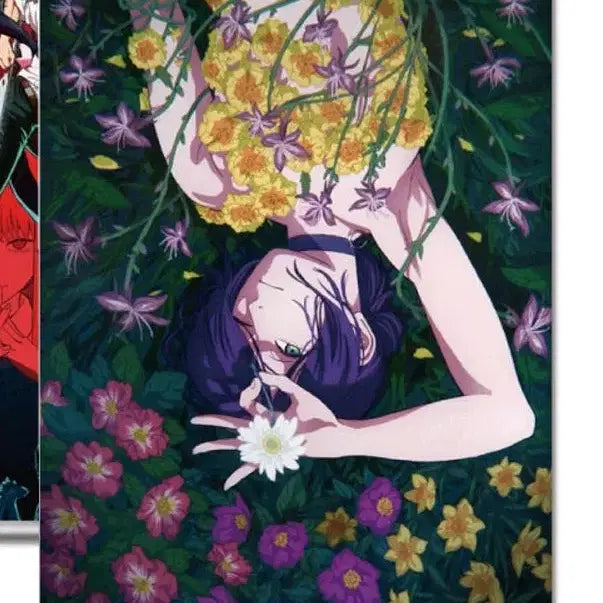 [BUNJANG] Chainsaw Man Leje Tapestry / 체인소 맨 태피스트리 꽃 레제