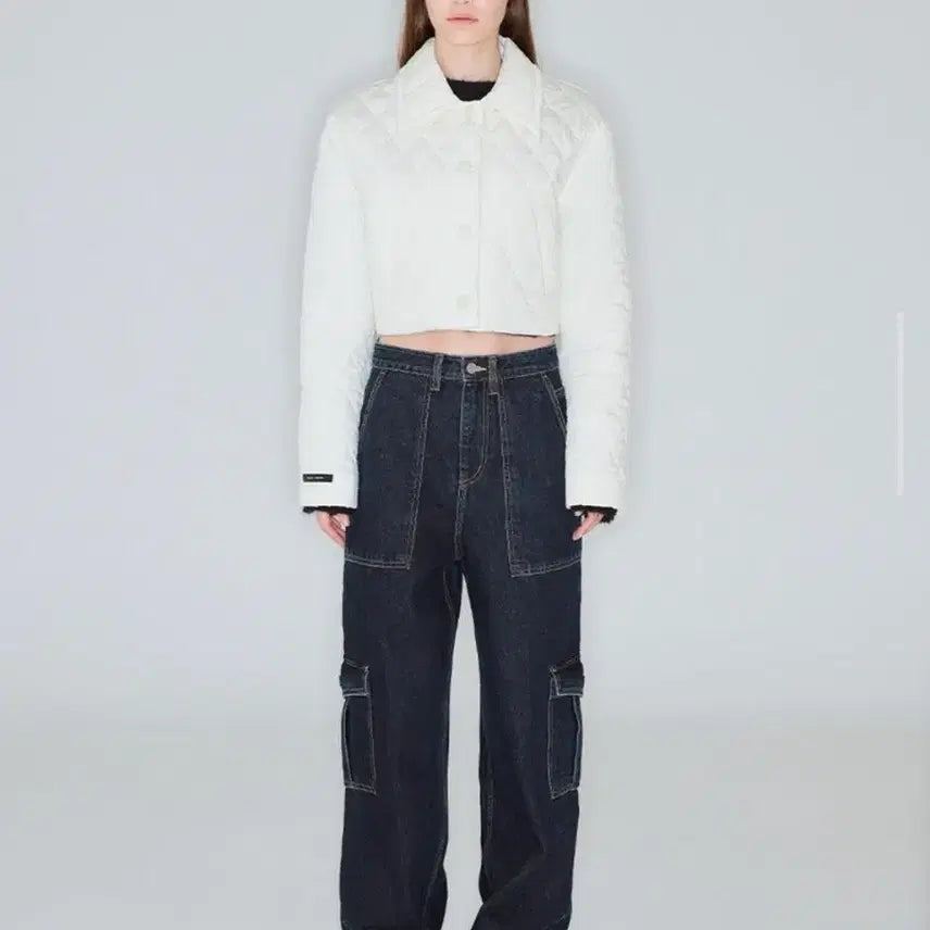 [BUNJANG] Hae by HaeKim Quilted Jacket Ivory / 해바이해킴 퀼팅 자켓 아이보리