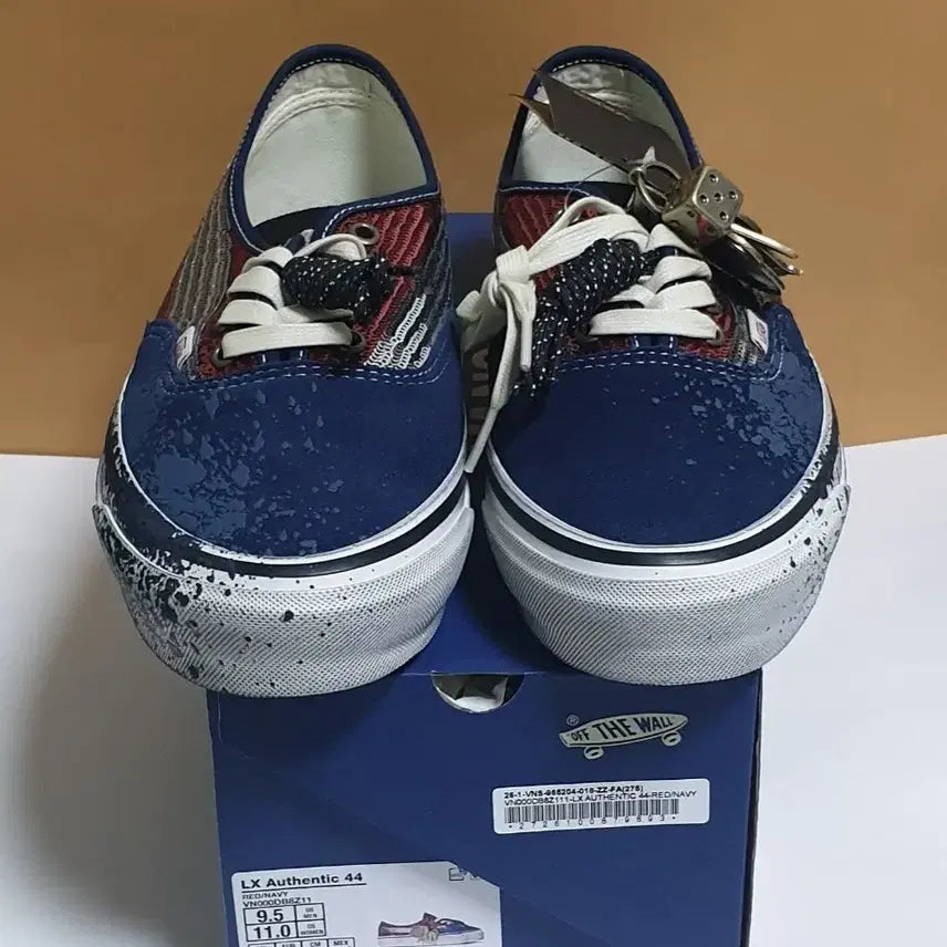 [BUNJANG] Vans LX Authentic 44 Charm Red Navy Sneakers / [275]반스 LX 어센틱 44 참스 레드 네이비