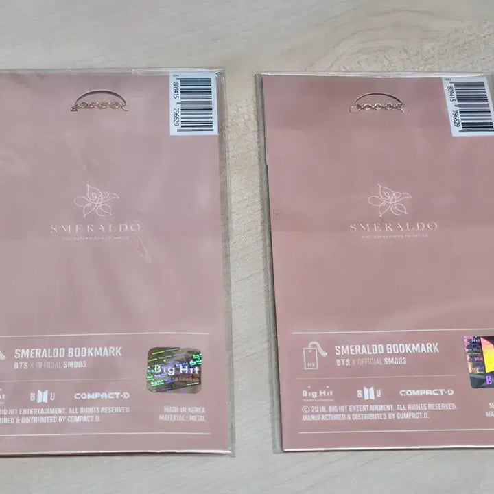 [BUNJANG] BTS Smeraldo Bookmark Bundle Set / (2개일괄) BTS 방탄소년단 스메랄도 북마크