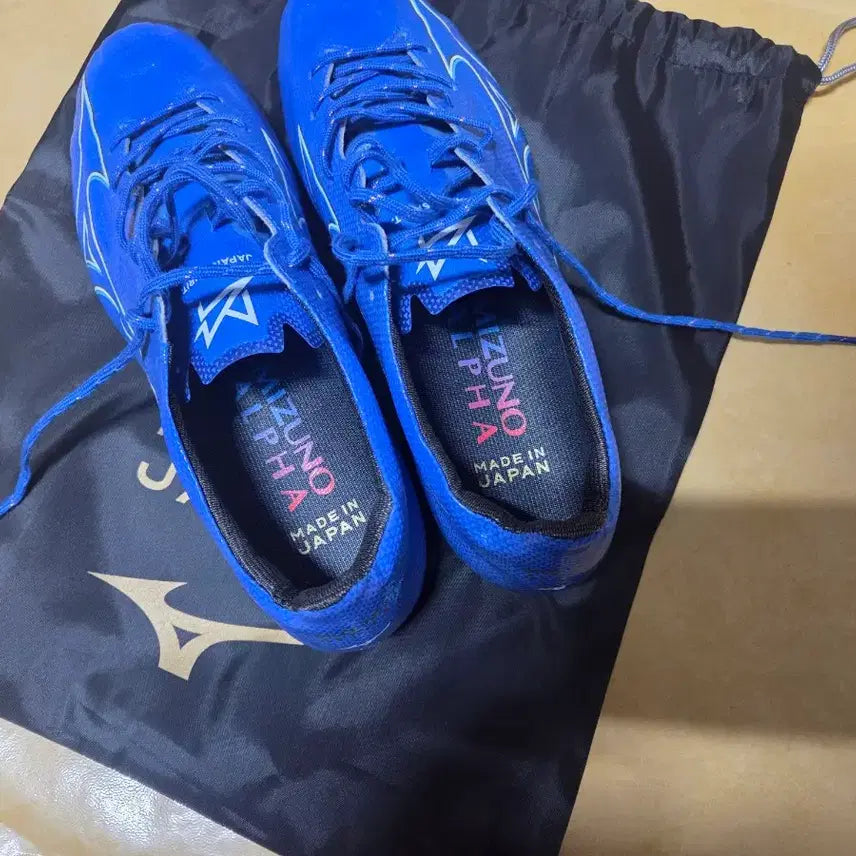 [BUNJANG] Mizuno Alpha JPN AG 270 Blue / 미즈노 알파 JPN ag 270 블루