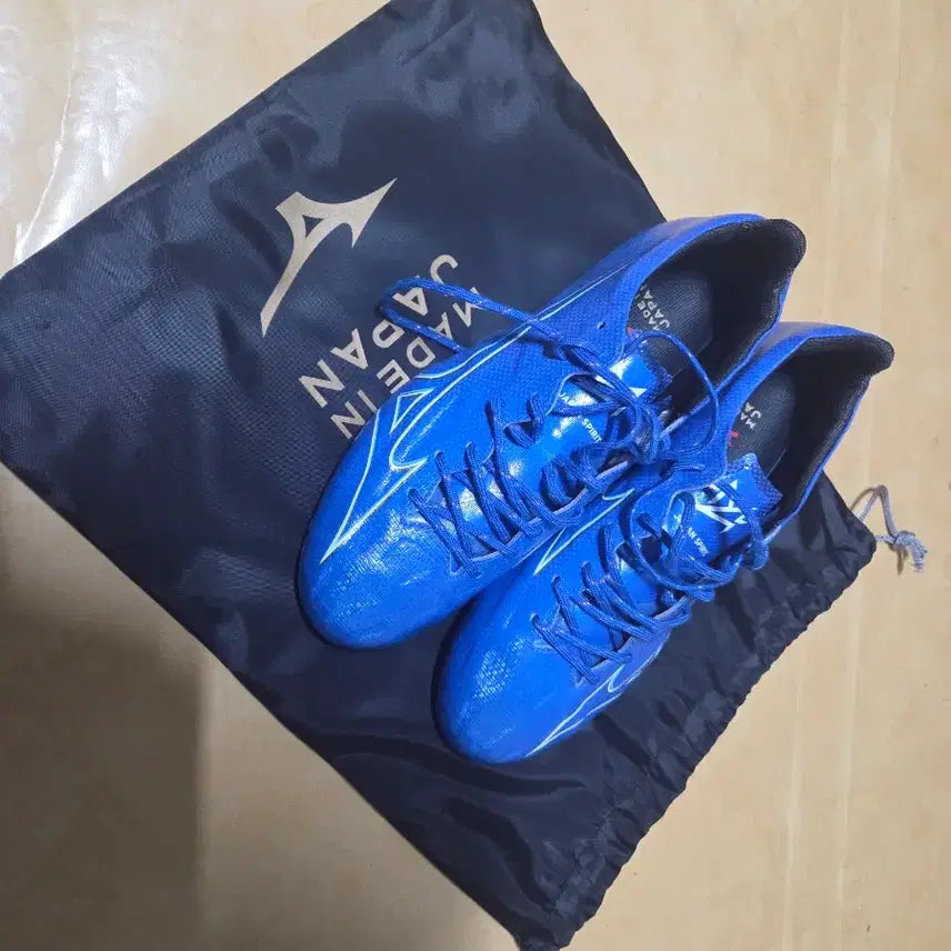 [BUNJANG] Mizuno Alpha JPN AG 270 Blue / 미즈노 알파 JPN ag 270 블루