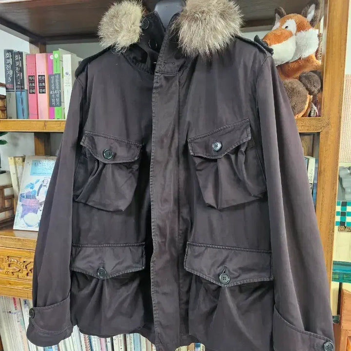 [BUNJANG] C.P. Company Archive Fur Hooded Jacket (Size 50) / 못구하는 아카이브 cp 씨피 C.P. Company 야상 퍼 후드 자켓